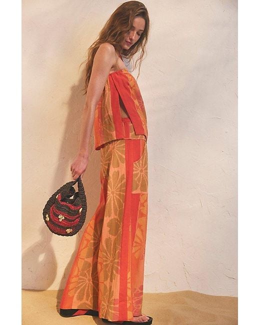 Free People Red Devella Set