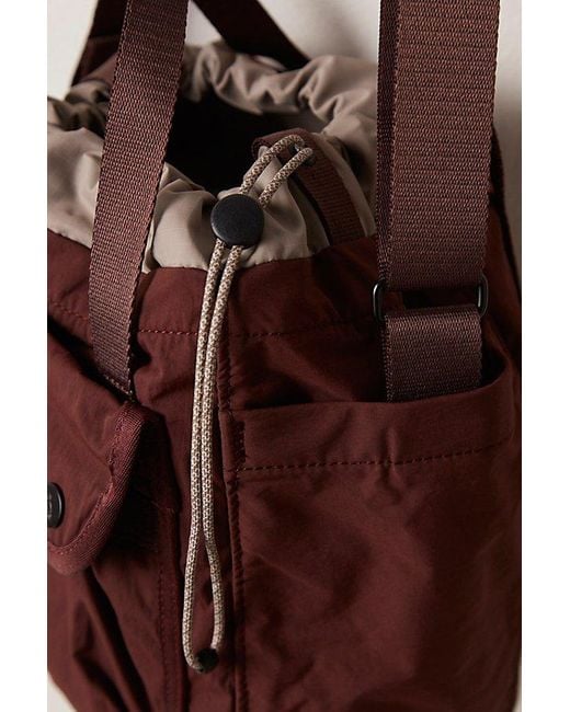 Bellroy Red Cinch Bucket Bag