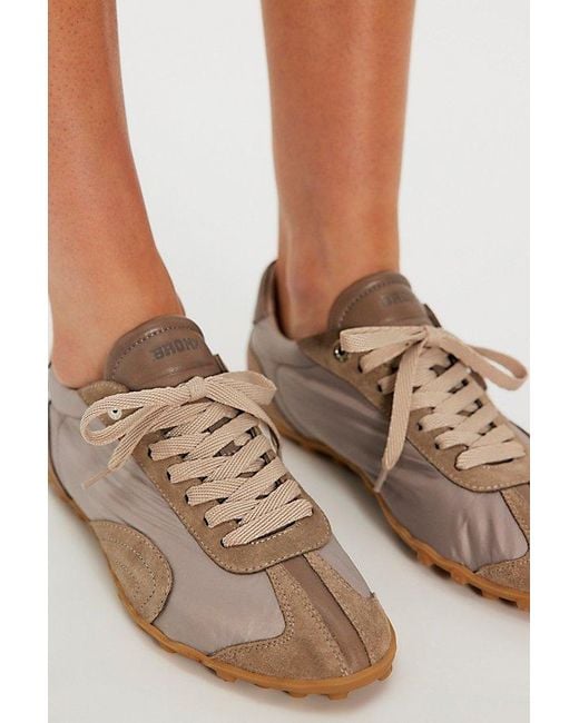 Bronx Brown Gravity Nylon Sneakers By