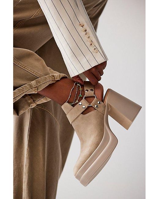 Free People Natural Hybrid Harness Boots