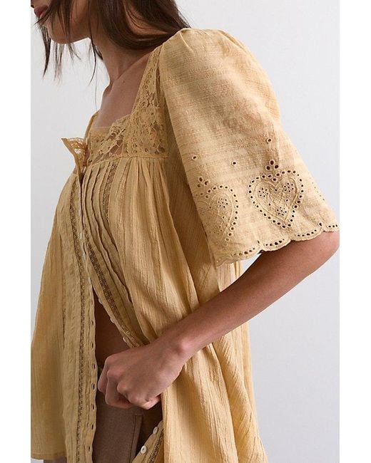 Free People Brown Adore You Tunic