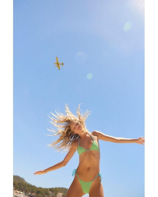 free-est Green Michelle Bikini Top