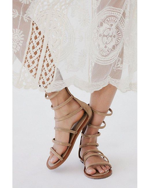Free People Natural Theia Gladiator Sandals