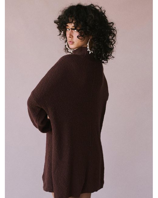 Free People Coco Sweater Pullover in Brown | Lyst