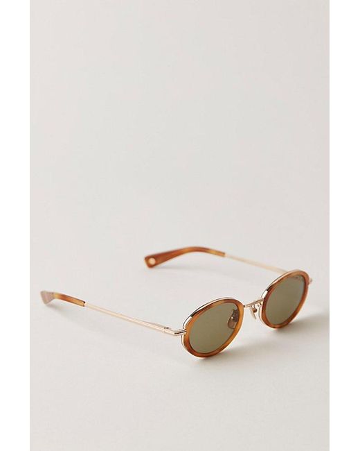 Garrett Leight Alper Sunglasses in Brown | Lyst