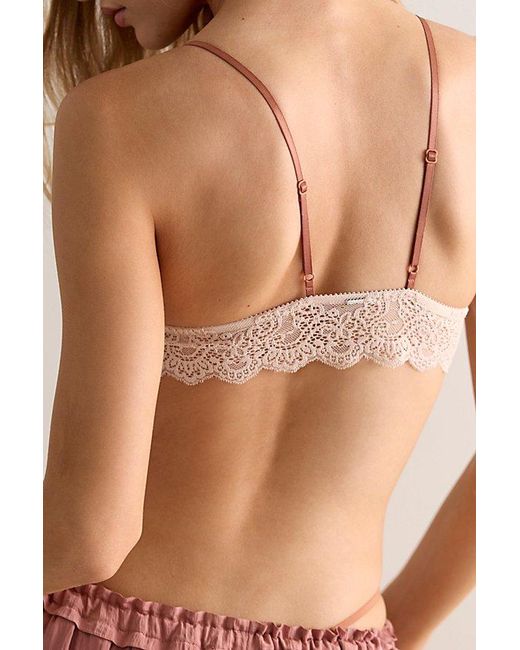 Only Hearts Brown Front-Close Seashell Bralette