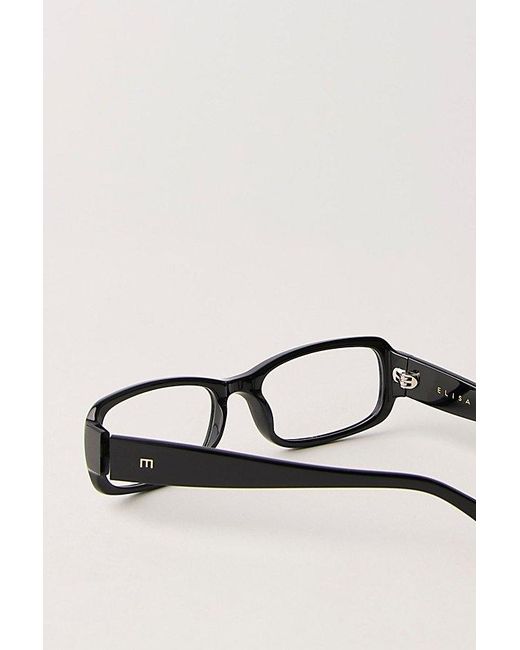 Elisa Johnson Black Avery Bluelight Glasses