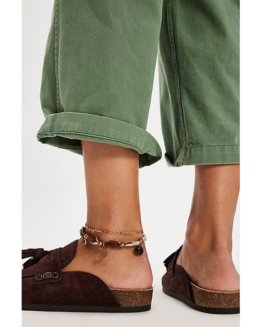 Sam Edelman Green Astrid Tassel Mules