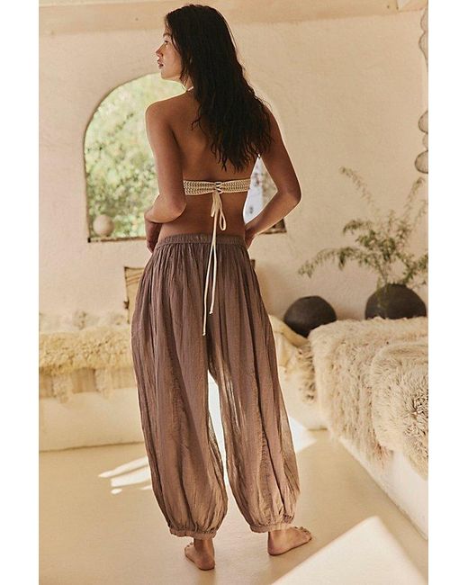 free-est Black Playa Party Balloon Pants By