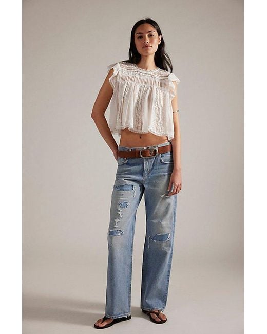 Citizens of Humanity Blue Exclusive Lindz Easy Straight Jeans