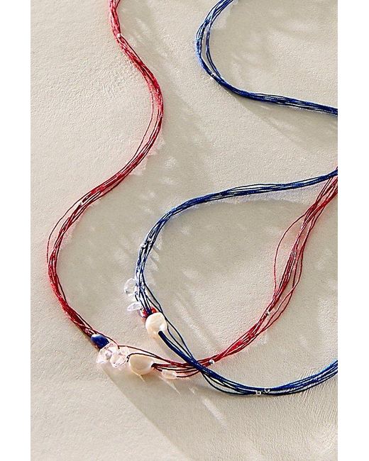 Les Beads Studio Red Les Beads Api Necklace By