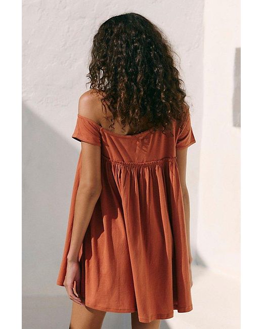 free-est Brown Bodie Mini Dress By