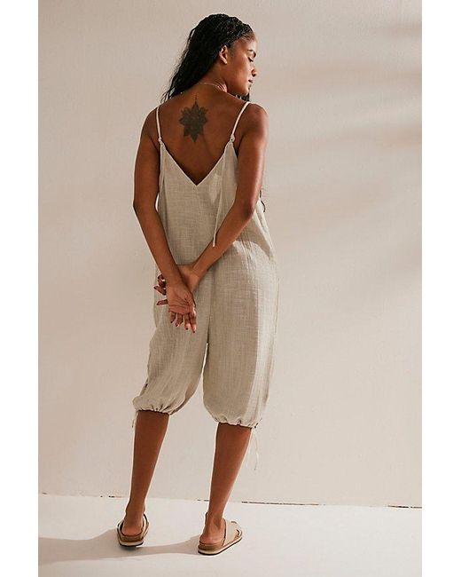 Free People Natural Down For The Day Romper