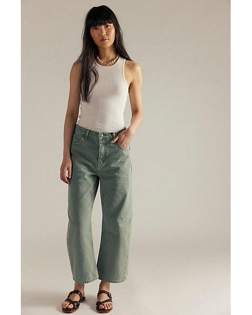 Free People Natural Deep Trance Dropped Boyfriend Jeans