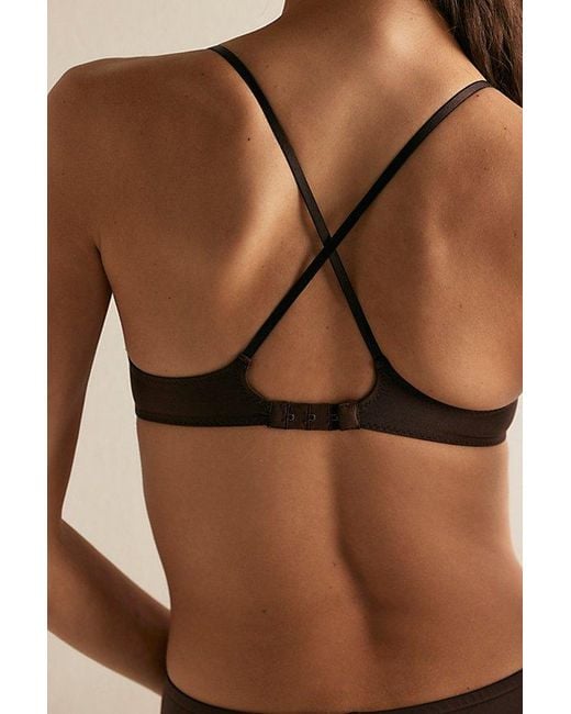 Only Hearts Brown Second Skins Racerback Bra