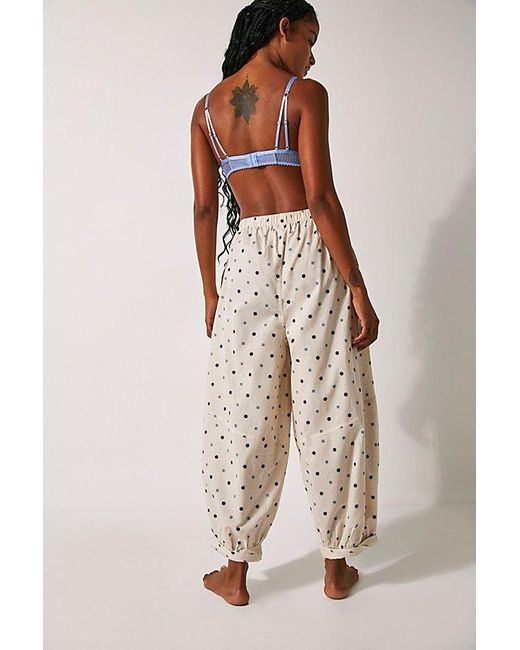 Intimately By Free People Natural Sunday Morning Lounge Trousers