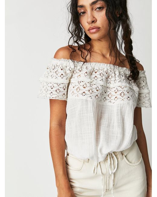 Free People Fp One Mariette Top in White