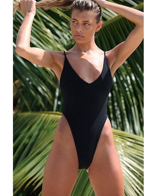 free-est Black Amber One-piece Swimsuit