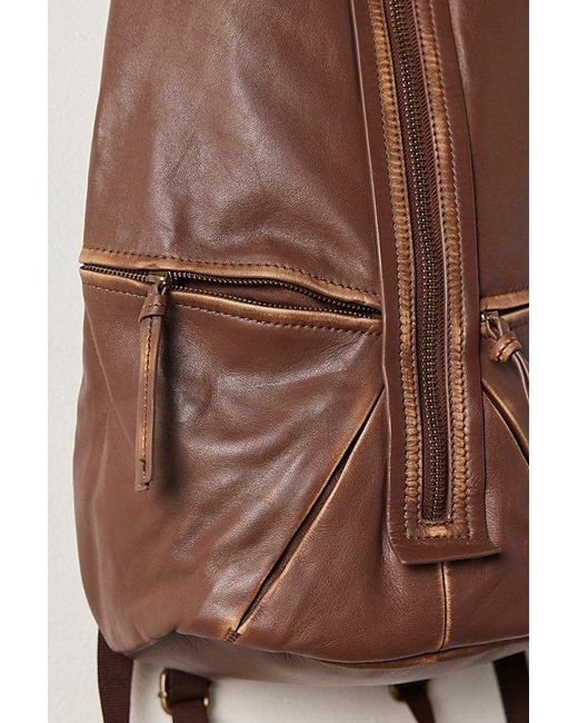 Free People West End Backpack, Brown Leather NWT Free People West End Backpack in Brown | Lyst main image 3