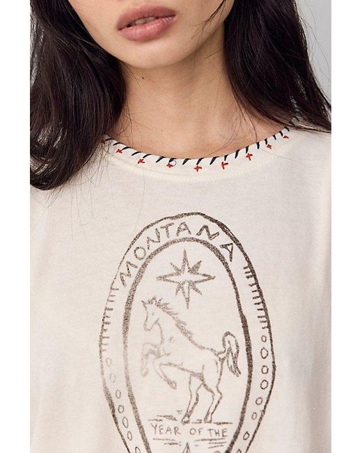 Free People Natural Canyon Tee