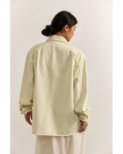 Agolde Natural Laria Button Down Shirt