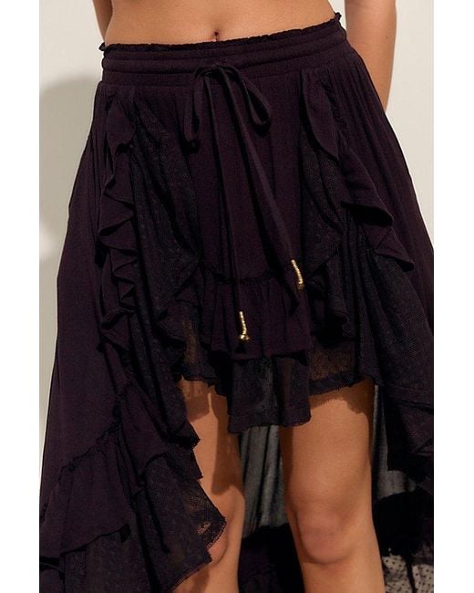 free-est Black Seaside Bliss Skirt Set By