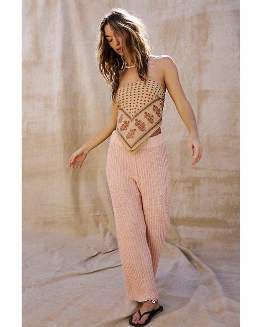 Free People Natural Veronica Sweater Pants