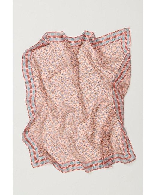 Free People Multicolor So Silk Printed Bandana