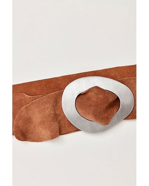 Free People Brown Freya Waist Belt
