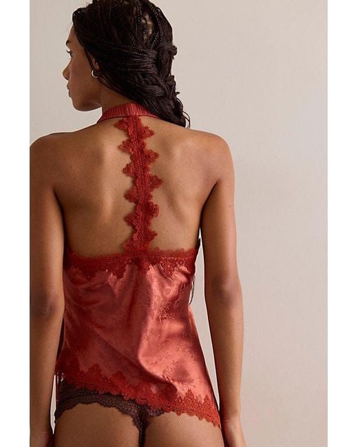 Intimately By Free People Brown Knot Your Type Wrap Cami By