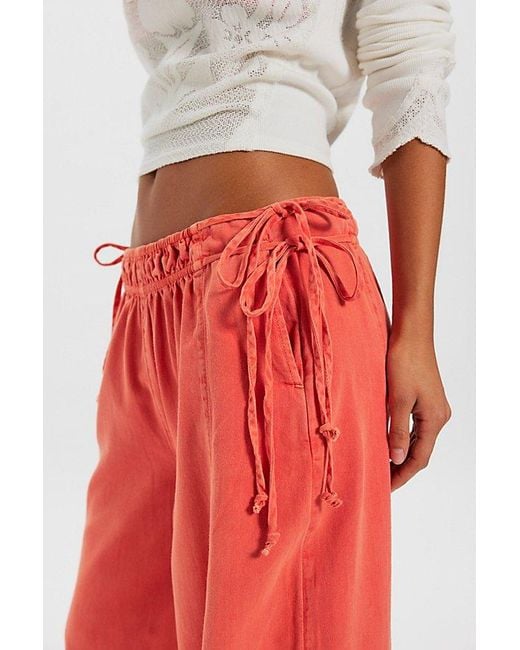 free-est Red Sun Dazed Pants By
