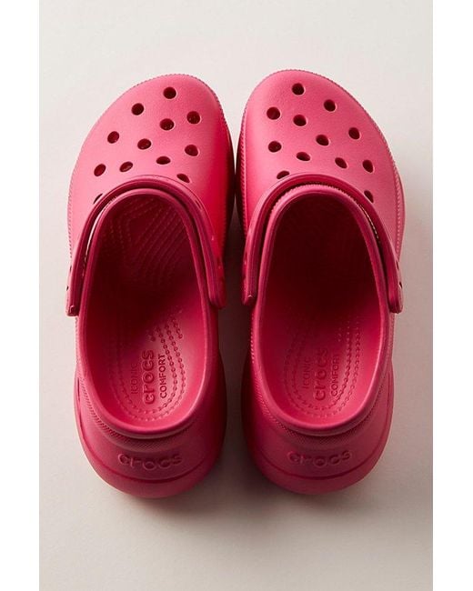 CROCSTM Red Bae Platform Clogs