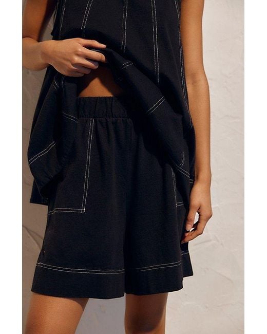 Free People Black Strada Co-Ord Set By