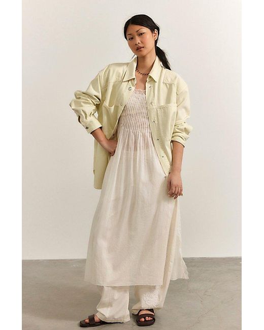 Agolde Natural Laria Button Down Shirt