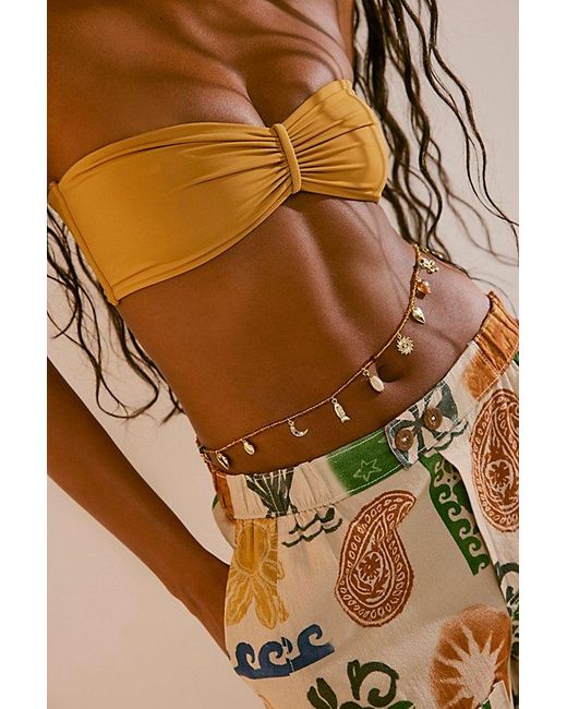 Free People Brown Marson Belly Chain