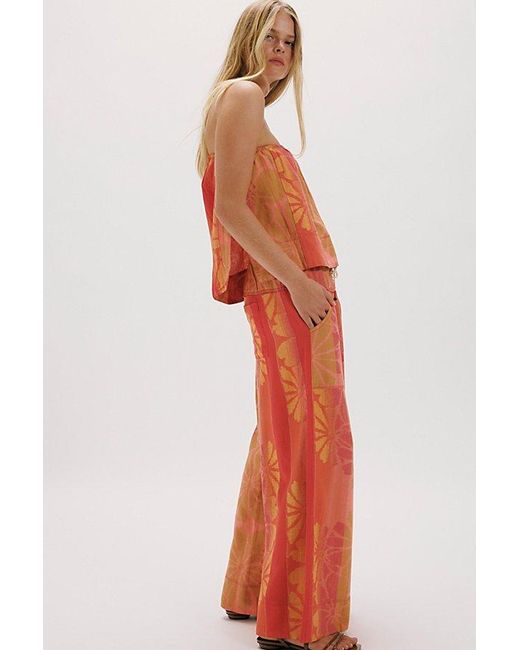 Free People Red Devella Set