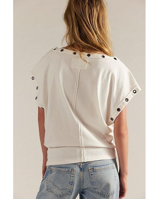 Free People Blue Billie Tee