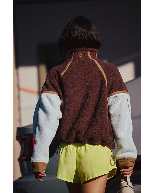 Fp Movement Multicolor Mountain High Colorblock Half Zip Fleece