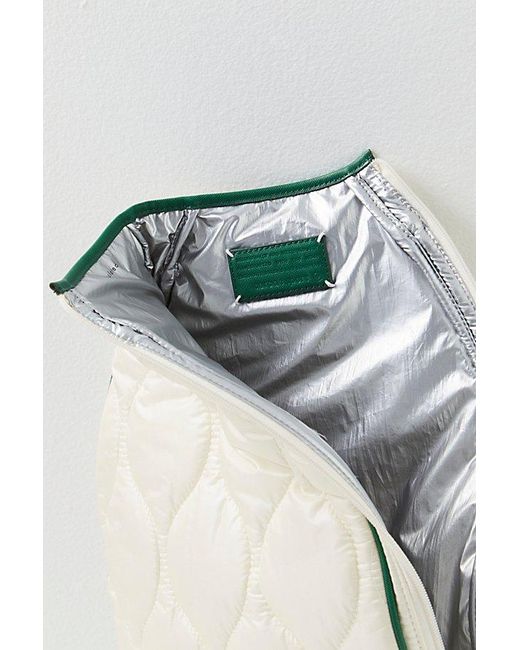 CARAA White Quilted Tennis Sling