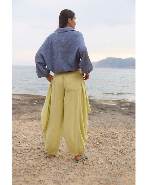 free-est Blue Aloha Pullover By