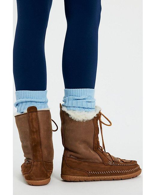 L.L. Bean Blue L. L.Bean Wicked Good Lodge Boots Shoe