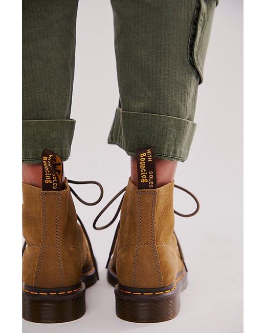 Dr. Martens Green 101 Lace Up Boots