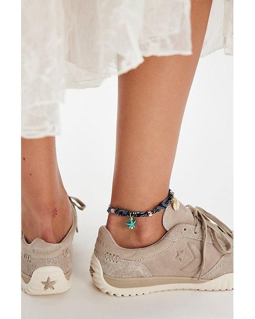 Converse Natural Run Star Suede Trainers