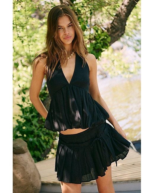 free-est Green Paige Top By