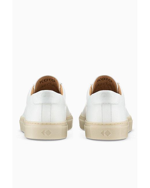Koio White Capri Sneakers