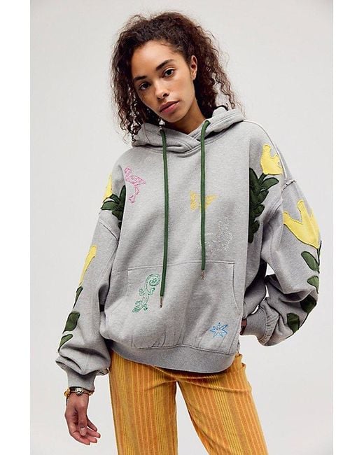 Free People Gray For All Hoodie