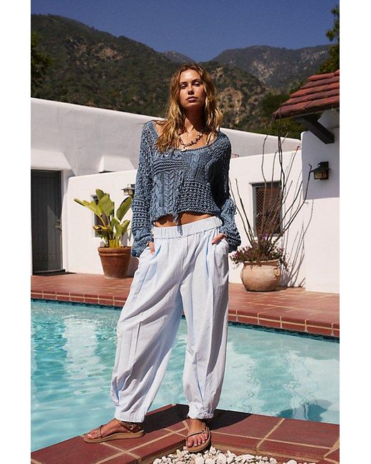 Free People Gray Remi Trousers