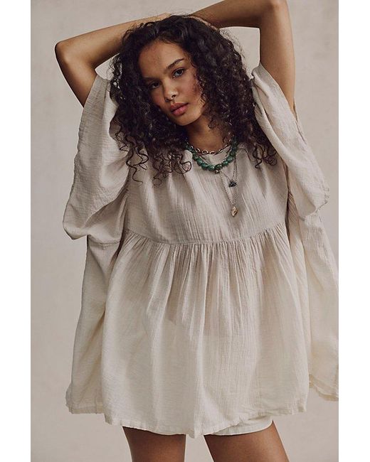 Free People Brown Waterfalls Top