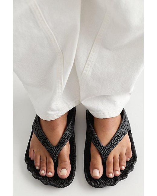 FP Vegan Collection Black Year 5K Thong Sport Sandals By