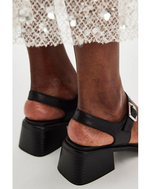 Vagabond Brown Vagabond Ines Single Buckle Sandals By